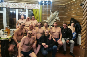 Корпоратив в русской бане/сауне